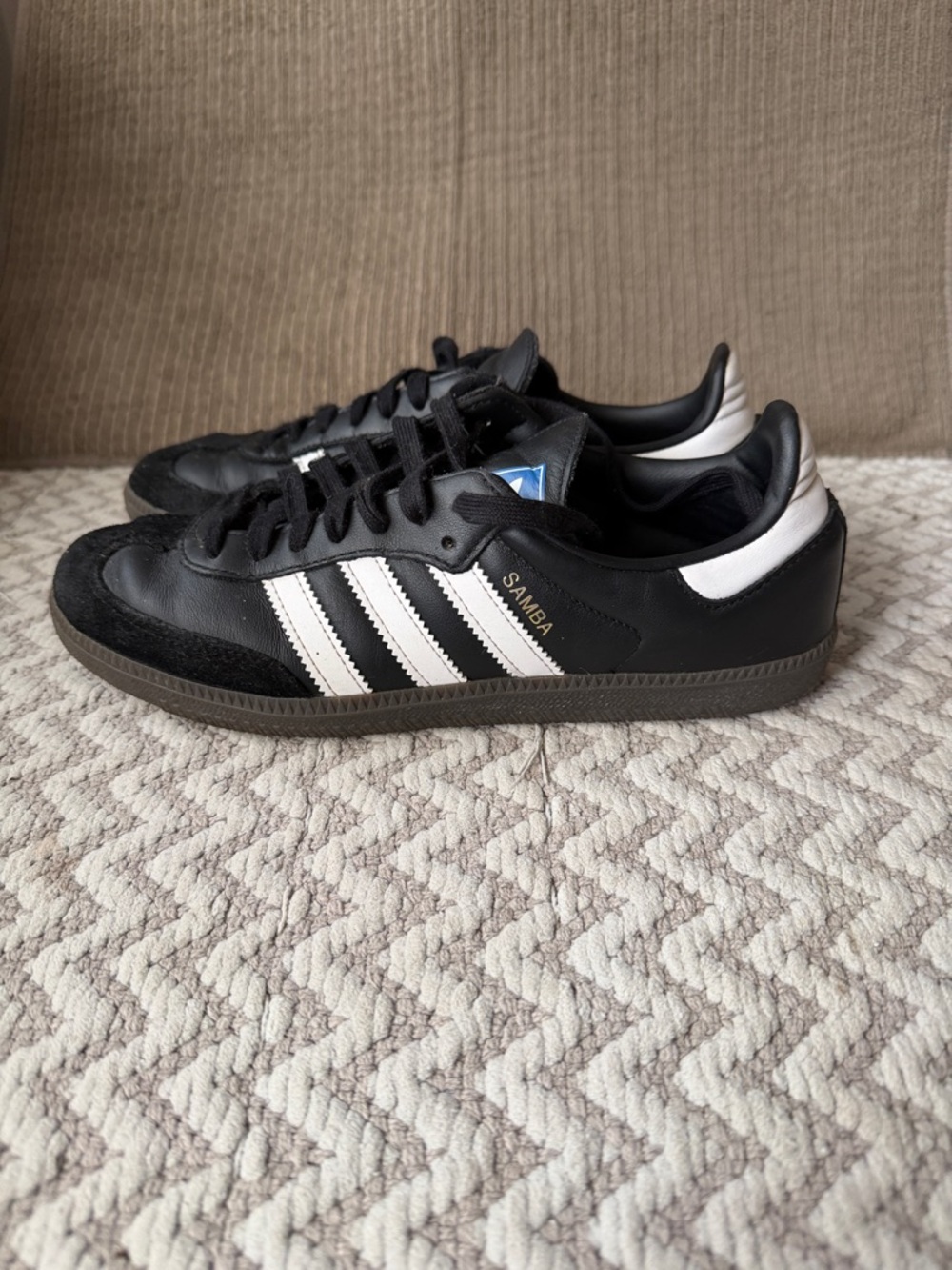 adidas Black and White Samba Classic Sneakers